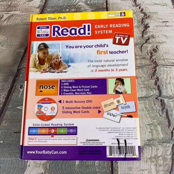 3/$20 Your Baby Can Read Volume 3 DVD & Word Card Set - Picture 3 of 8